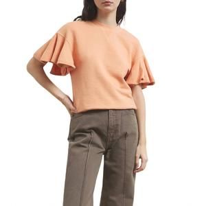 NEW ULLA JOHNSON maia top in pale coral